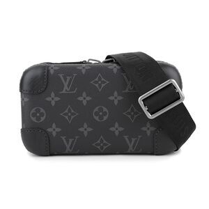 Louis Vuitton Crossbody Body Bag Bumbag Eclipse Gray Black